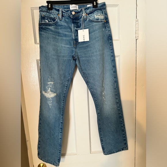FRAME
Le Slouch mid-rise straight jeans NWT SIZE 27 - Picture 3 of 5